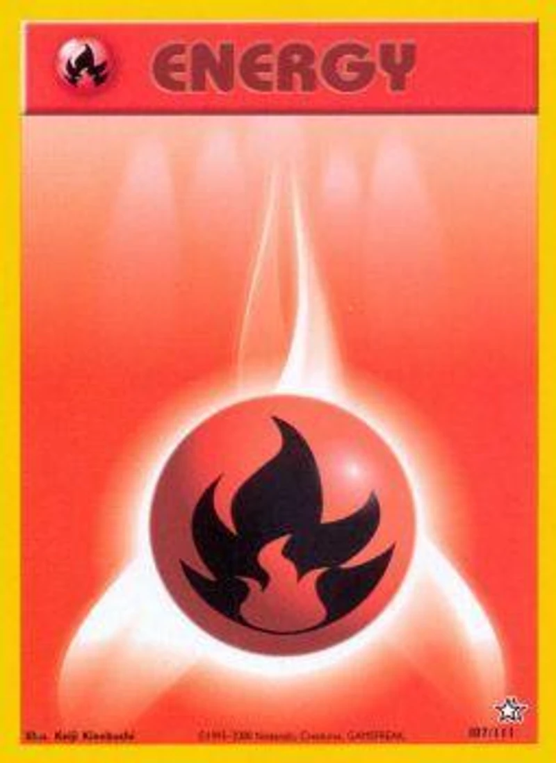 Fire Energy - 107/111 Common Unlimited Edition