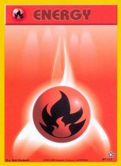 Fire Energy - 107/111 Common Unlimited Edition