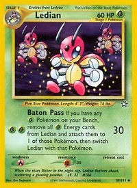 Ledian - 39/111 Uncommon Unlimited Edition