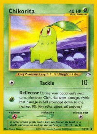 Chikorita - 53/111 - Common - Unlimited Edition