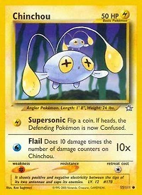Chinchou - 55/111 Common Unlimited Edition