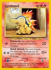 Cyndaquil - 57/111 Common Unlimited Edition