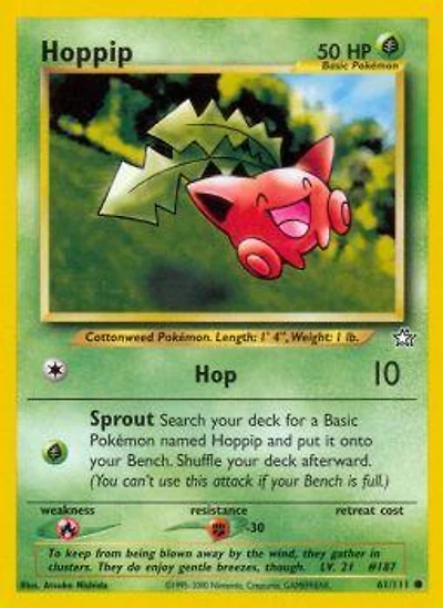 Hoppip - 61/111 Common Unlimited Edition