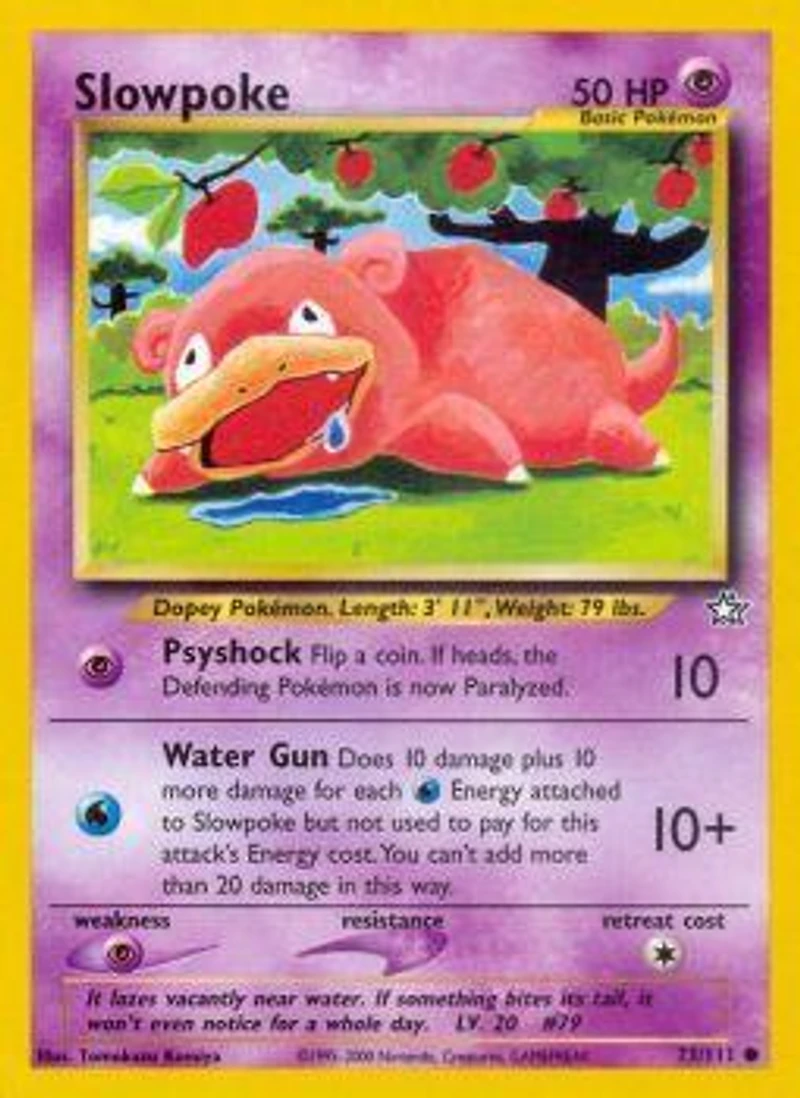 Slowpoke - 73/111 - Common - Unlimited Edition