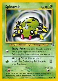 Spinarak - 75/111 Common Unlimited Edition