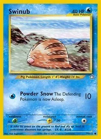 Swinub - 79/111 Common Unlimited Edition