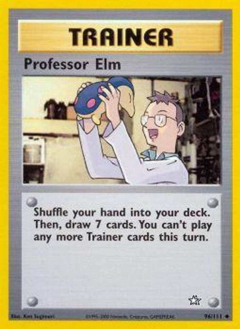 Professor Elm - 96/111 Uncommon Unlimited Edition