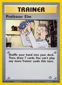 Professor Elm - 96/111 Uncommon Unlimited Edition