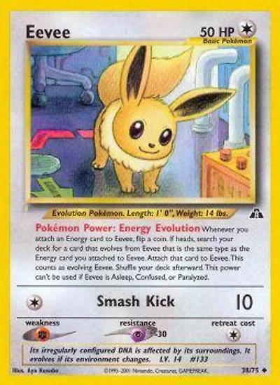 Eevee - 38/75 Uncommon Unlimited Edition