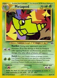 Metapod - 42/75 Uncommon Unlimited Edition