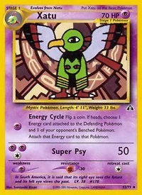 Xatu - 52/75 Uncommon Unlimited Edition