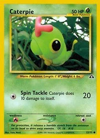 Caterpie - 53/75 Common Unlimited Edition