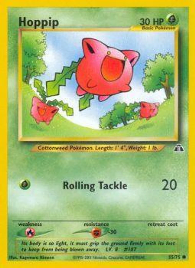 Hoppip - 55/75 Common Unlimited Edition