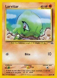 Larvitar - 57/75 Common Unlimited Edition