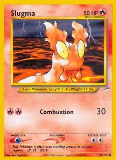 Slugma - 82/105 Common Unlimited Edition