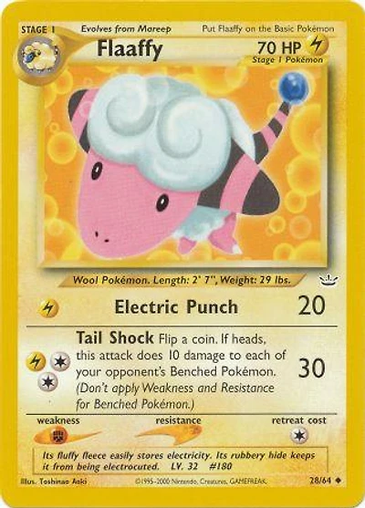 Flaaffy - 28/64 Uncommon Unlimited Edition