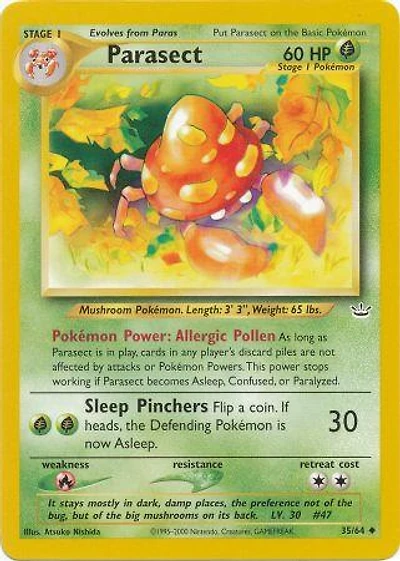 Parasect - 35/64 - Uncommon - Unlimited Edition