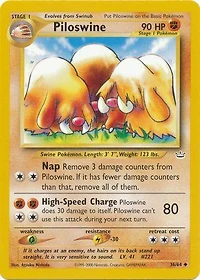 Piloswine - 36/64 - Uncommon - Unlimited Edition