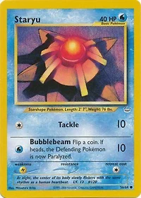 Staryu - 56/64 Common Unlimited Edition