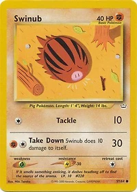 Swinub - 57/64 Common Unlimited Edition