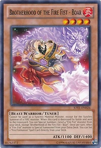 Brotherhood of the Fire Fist - Boar - JOTL-EN026 - Rare - Unlimited Edition