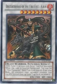 Brotherhood of the Fire Fist - Kirin - JOTL-EN042 - Rare - Unlimited Edition