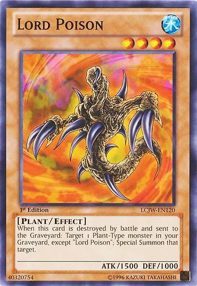 Lord Poison - LCJW-EN120 - Common - 1st Edition
