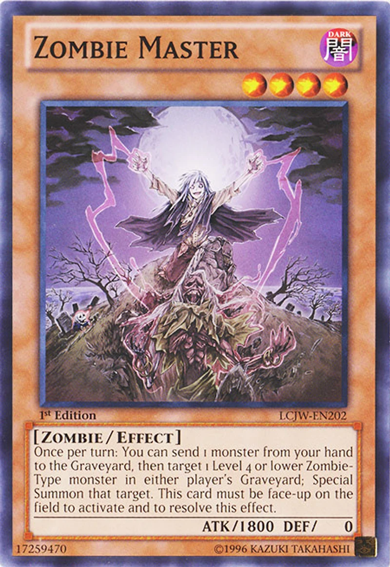 Zombie Master - LCJW-EN202 - Common - 1st Edition