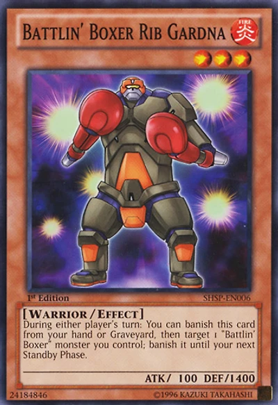 Battlin' Boxer Rib Gardna - SHSP-EN006 - Common - 1st Edition