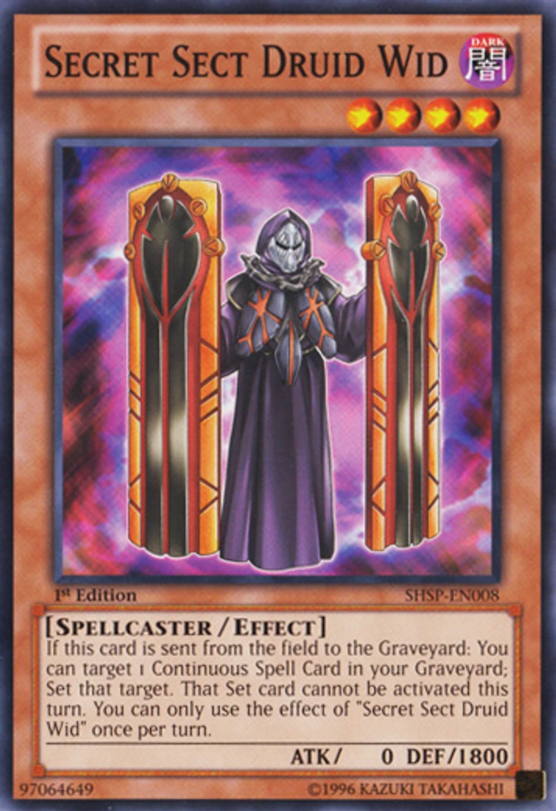 Secret Sect Druid Wid - SHSP-EN008 - Common - 1st Edition