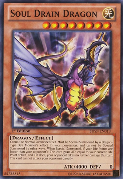 Soul Drain Dragon - SHSP-EN013 - Common - 1st Edition