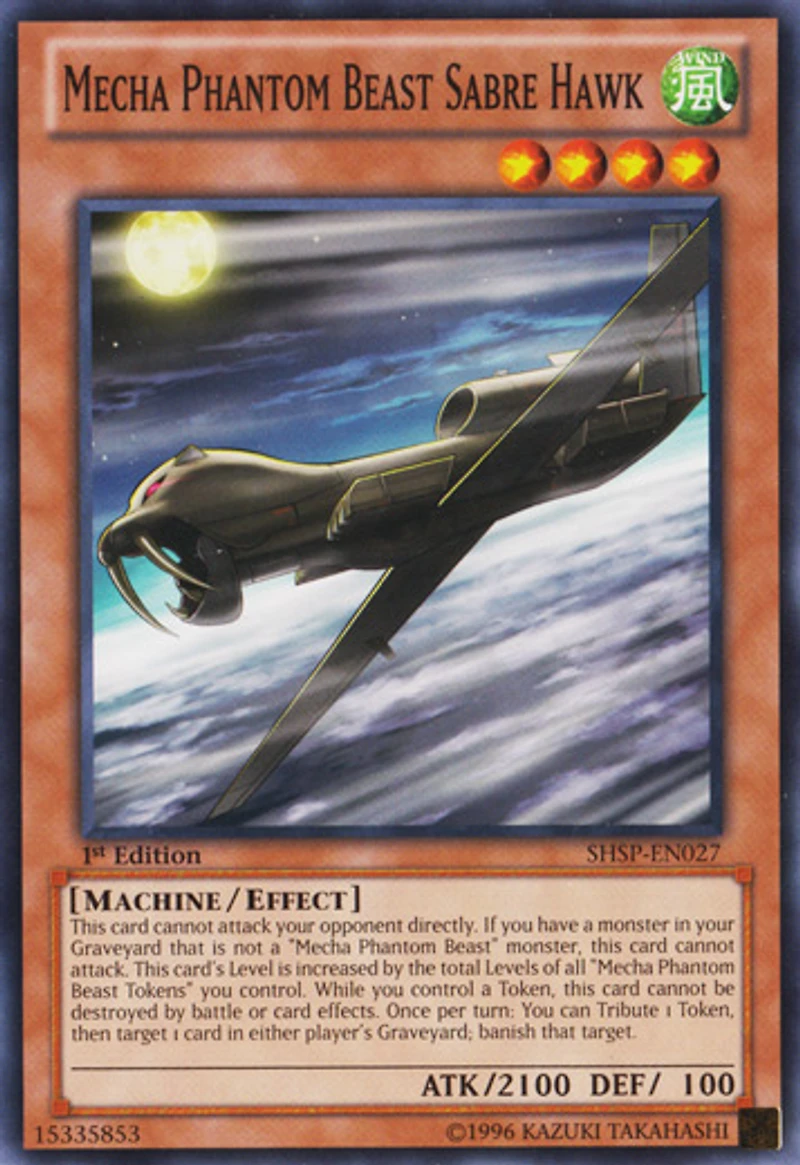 Mecha Phantom Beast Sabre hawk - SHSP-EN027 - Common - 1st Edition