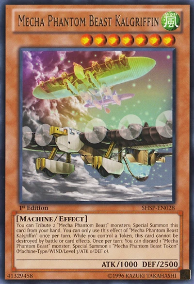 Mecha Phantom Beast Kalgriffin - SHSP-EN028 - Rare - 1st Edition