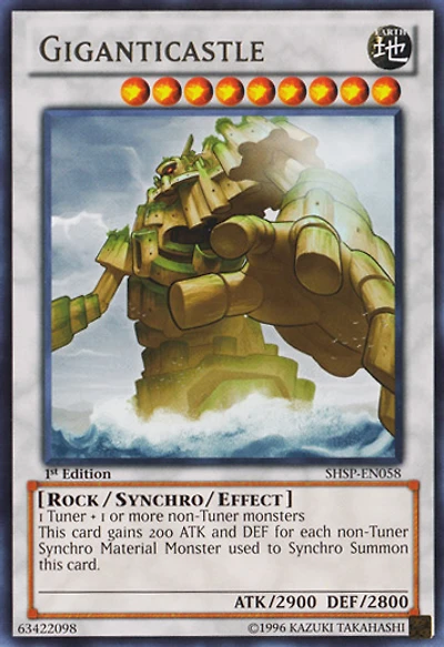Giganticastle - SHSP-EN058 - Rare - 1st Edition