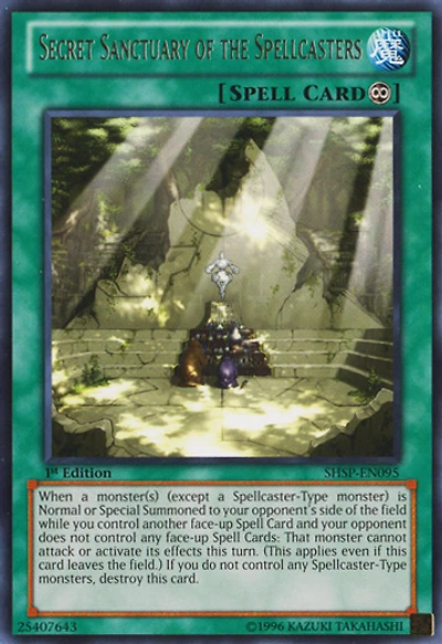 Secret Sanctuary of the Spellcasters - SHSP-EN095 - Rare - 1st Edition