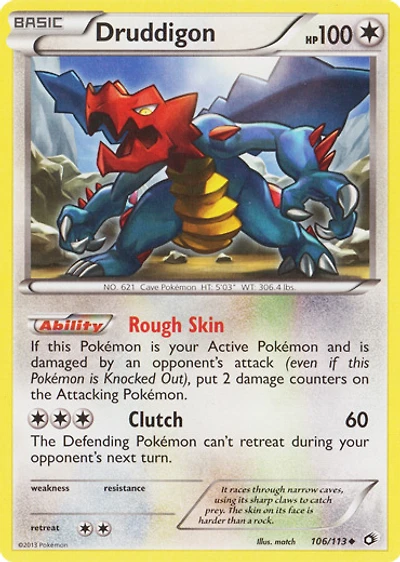 Druddigon - 106/113 Uncommon