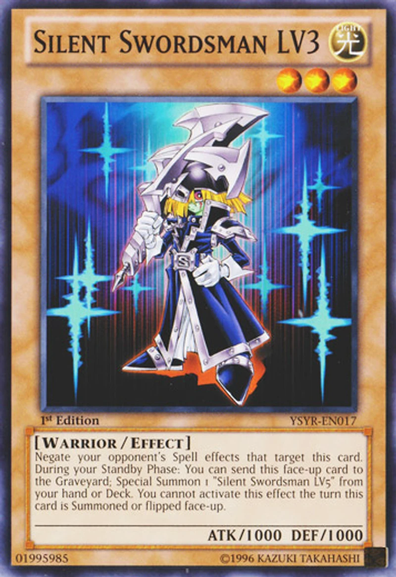 Silent Swordsman LV3 - YSYR-EN017 - Common - 1st Edition