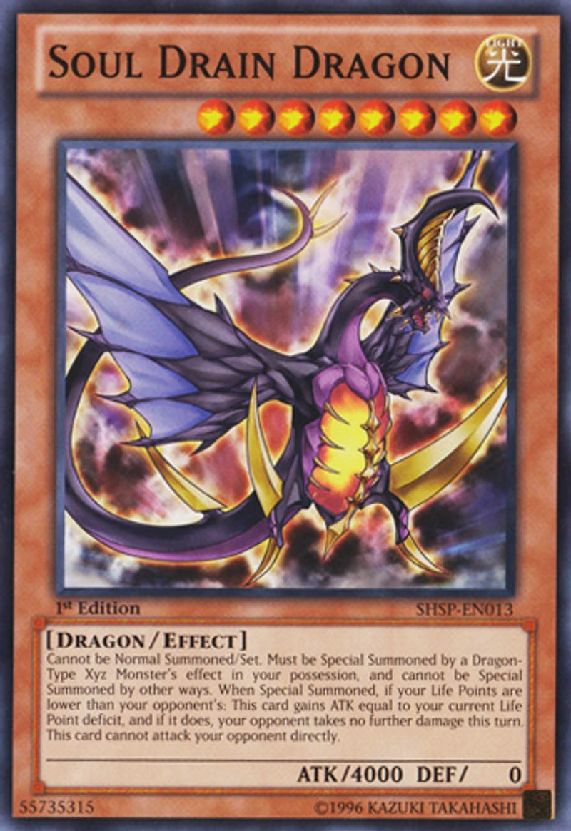 Soul Drain Dragon - SHSP-EN013 - Common - Unlimited Edition