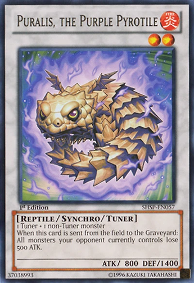 Puralis, the Purple Pyrotile - SHSP-EN057 Rare Unlimited Edition