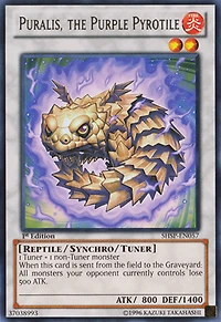 Puralis, the Purple Pyrotile - SHSP-EN057 Rare Unlimited Edition