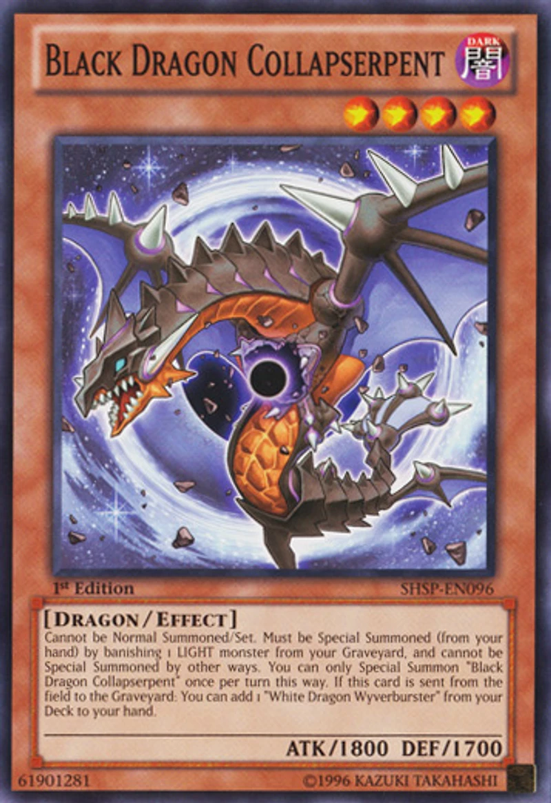 Black Dragon Collapserpent - SHSP-EN096 - Common - Unlimited Edition