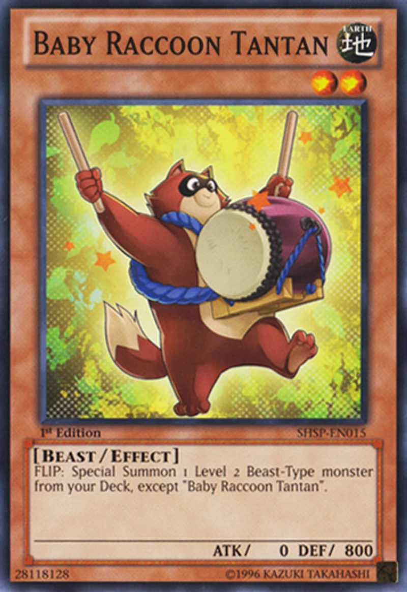 Baby Raccoon Tantan - SHSP-EN015 - Common - Unlimited Edition