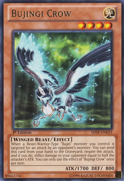 Bujingi Crow - SHSP-EN023 - Rare - Unlimited Edition