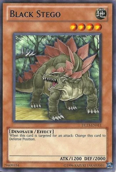 Black Stego - Blue - DL13-EN011 - Rare - Unlimited Edition