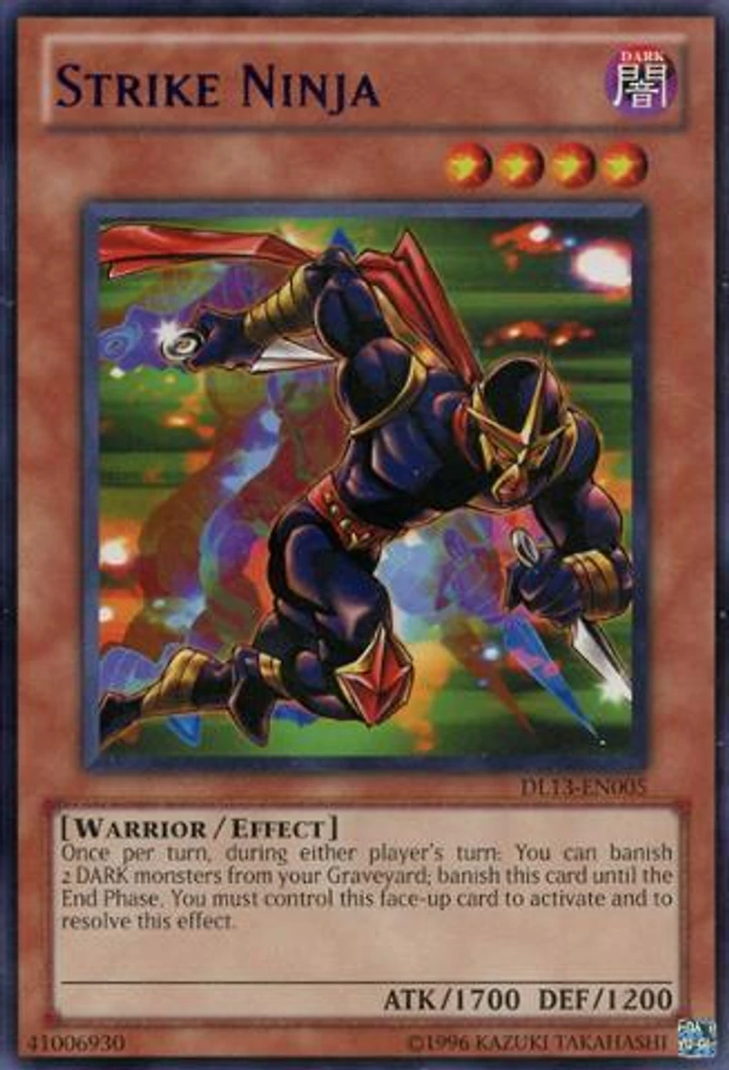 Strike Ninja - Purple - DL13-EN005 - Rare - Unlimited Edition
