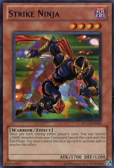 Strike Ninja - Purple - DL13-EN005 - Rare - Unlimited Edition