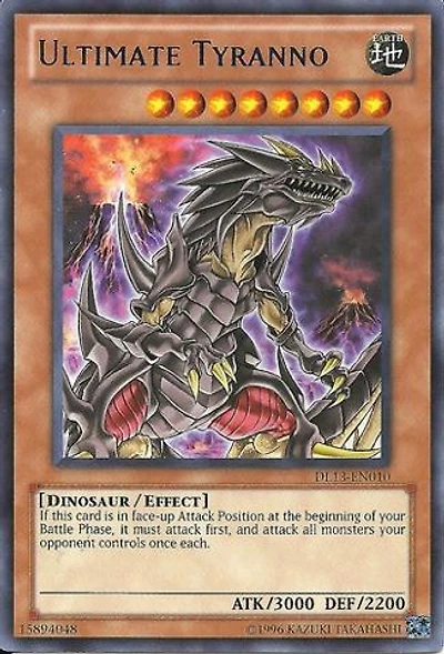 Ultimate Tyranno - Blue - DL13-EN010 - Rare - Unlimited Edition