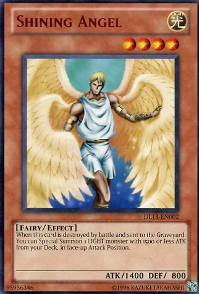 Shining Angel - Red - DL13-EN002 - Rare - Unlimited Edition