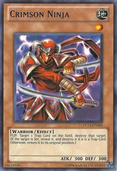 Crimson Ninja - Blue - DL13-EN004 - Rare - Unlimited Edition