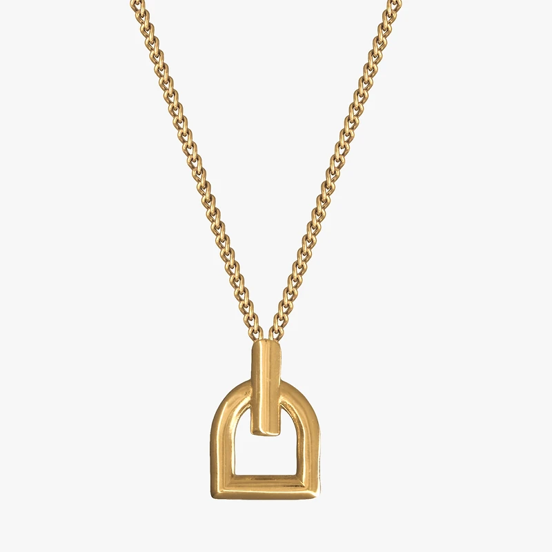 Collar Estribo Ascot Oro